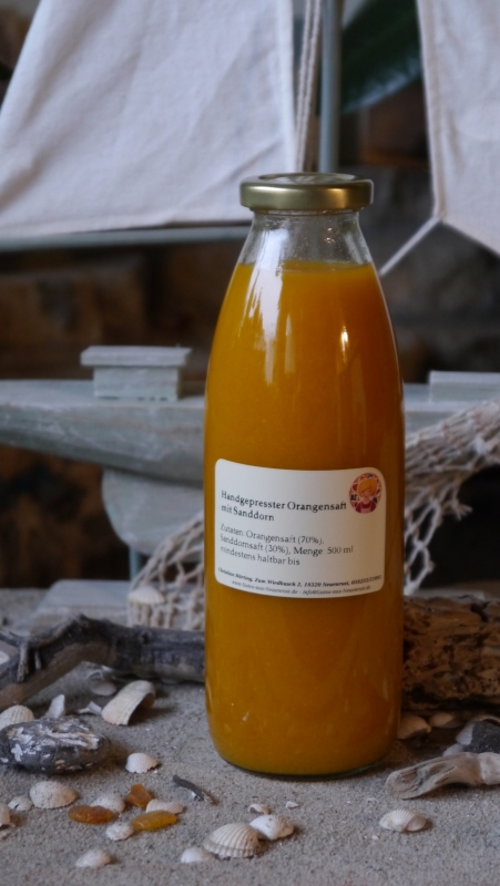 Sanddornsaft mit Orange 500ml